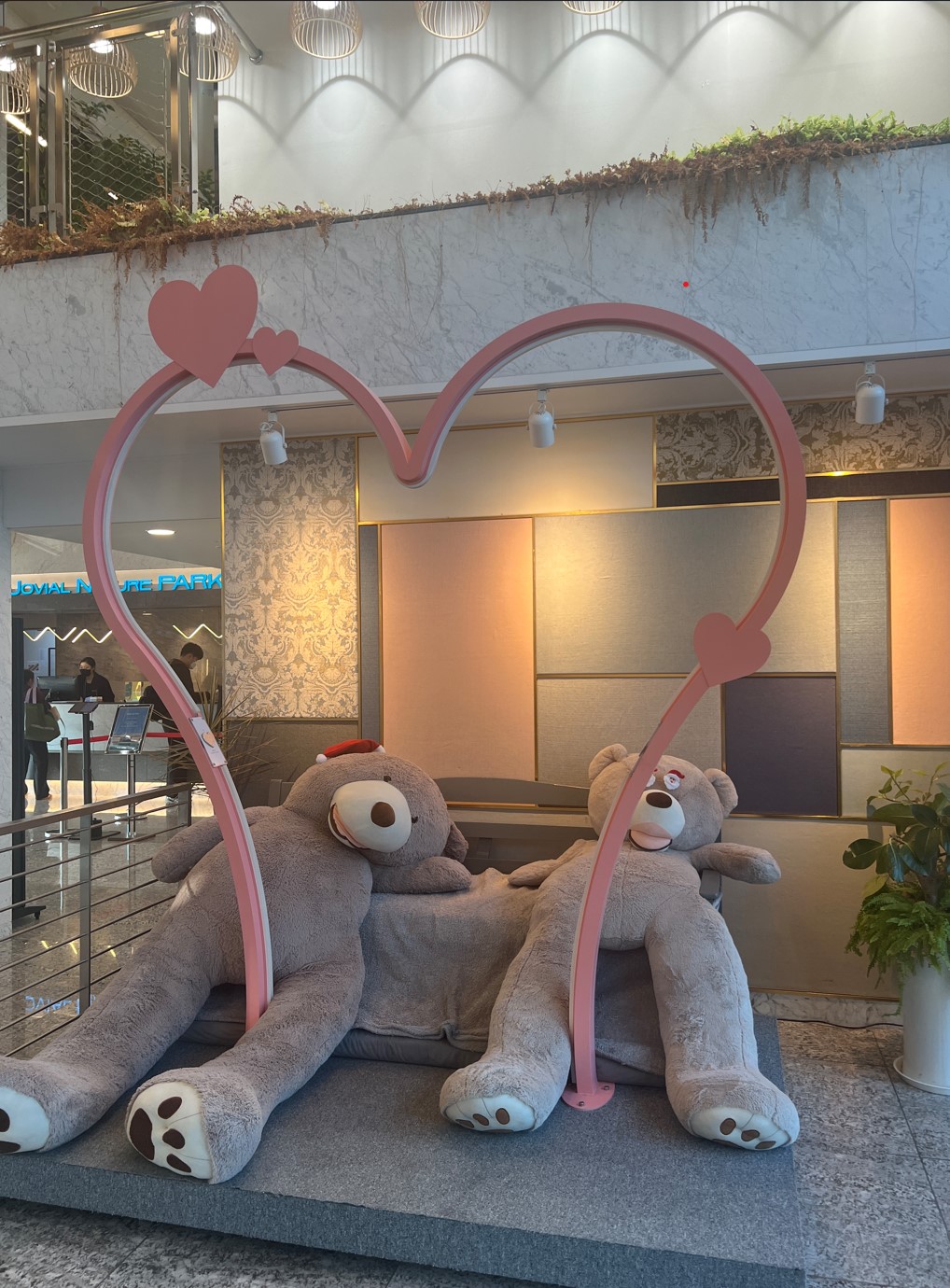 영종도 제이앤파크 호텔 입구 설명